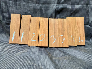 Blackwood  wood Knife Scales: Bookmatched Pair 150mm x 45mm x 10mm