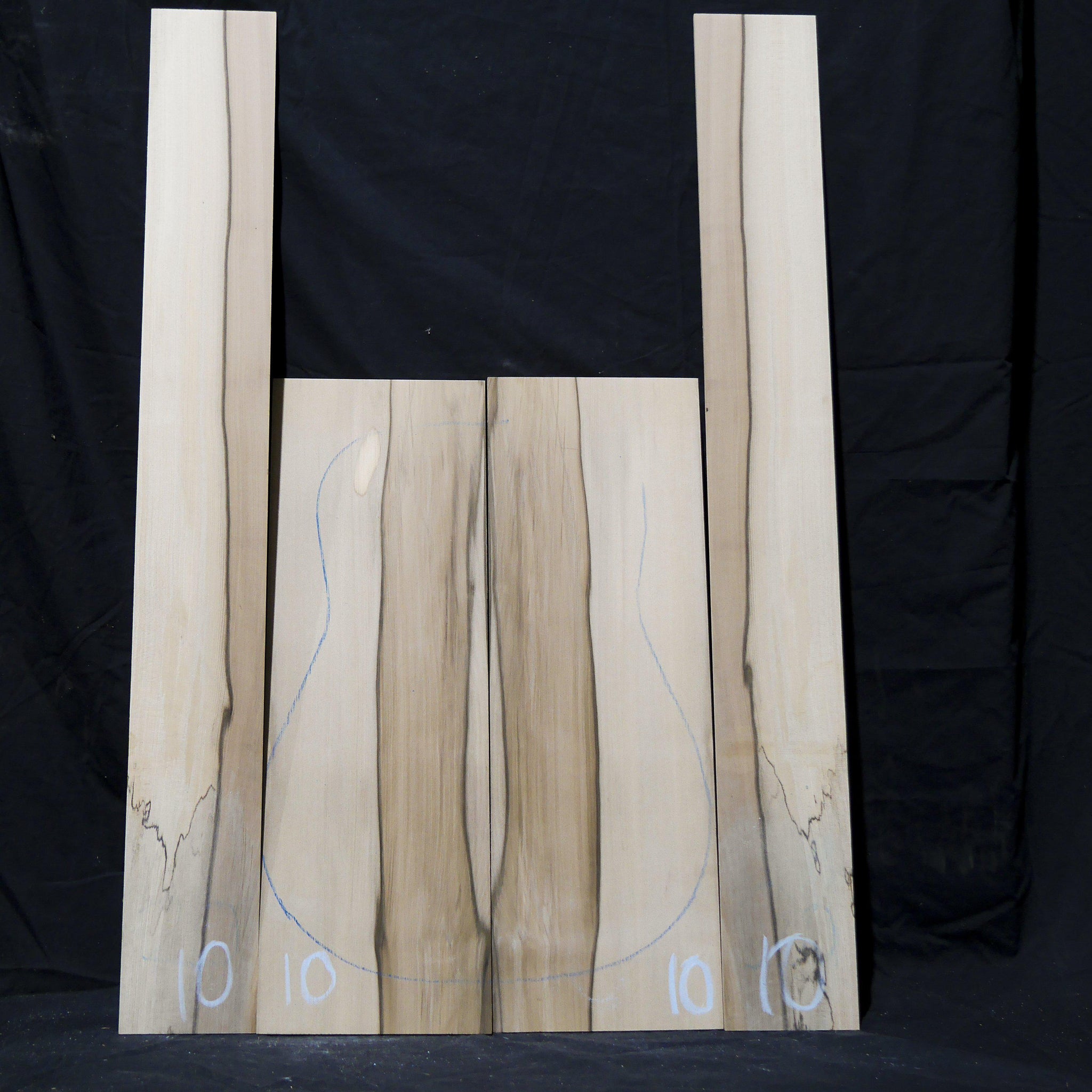 Guitar Back & Sides Set - Blackheart Sassafras