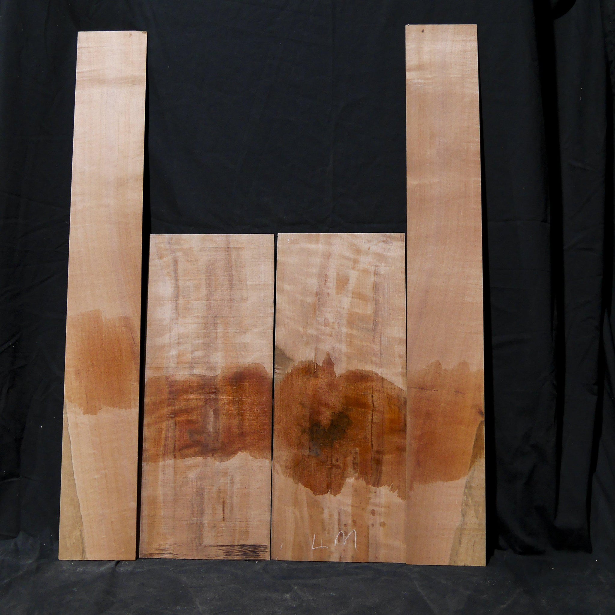 Guitar Back & Sides Set - Figured, Fiddle Back and Quilted Myrtle-Tasmanian Timbers-East Coast Specialised Timbers