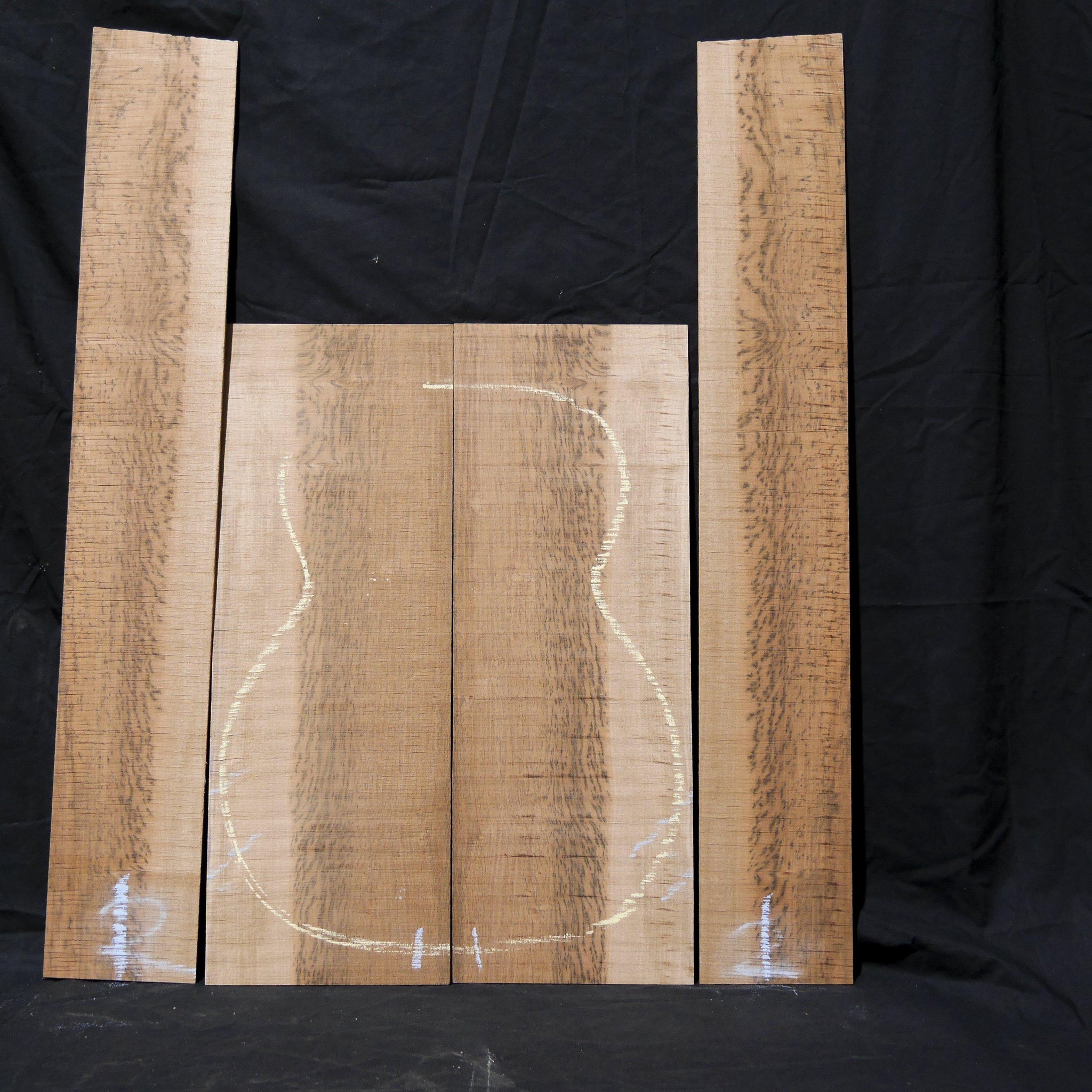 Guitar Back & Sides Set - Tiger Myrtle-Tasmanian Timbers-East Coast Specialised Timbers